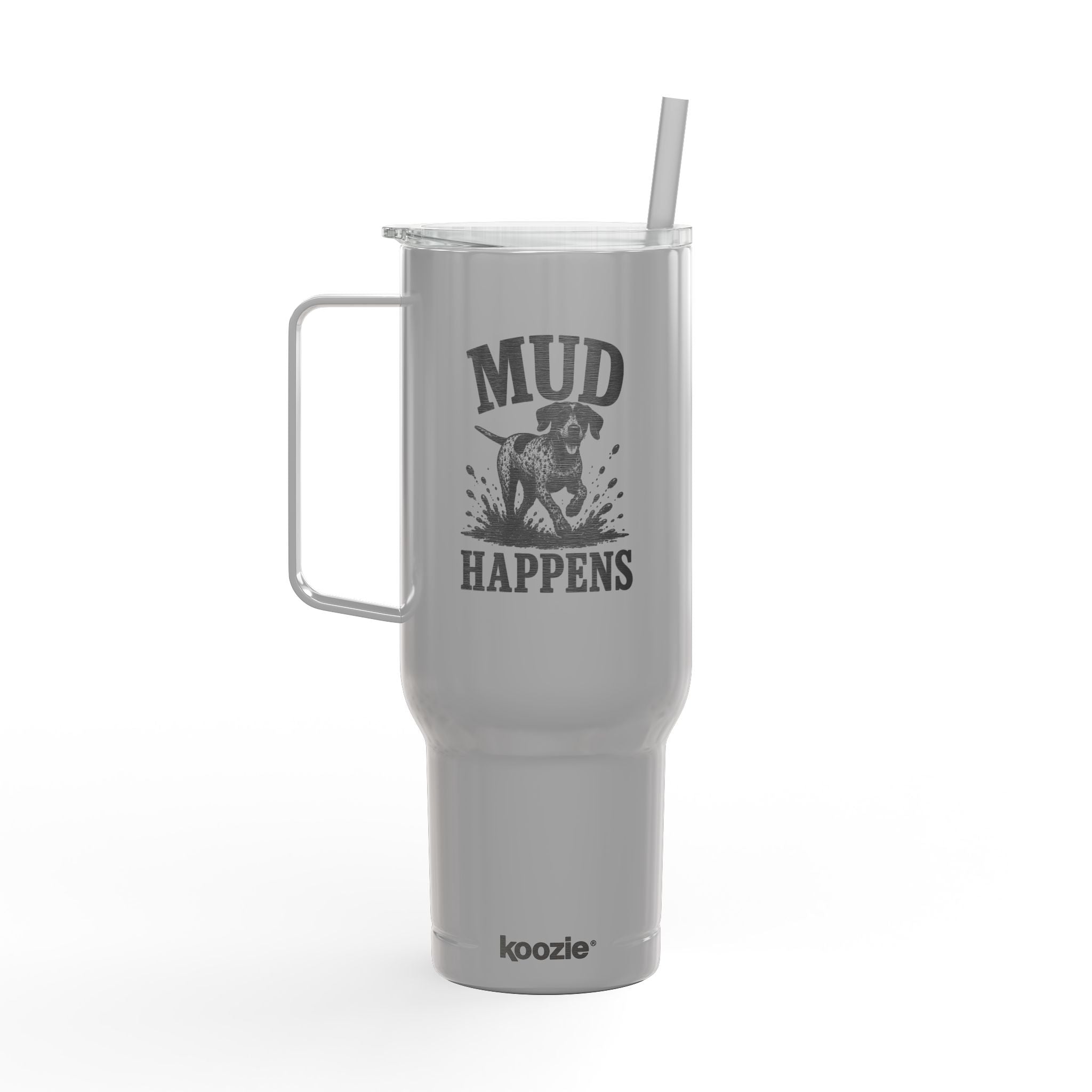 Mud Happens - Insulated Tumbler with Lid, 40oz (Engraving)