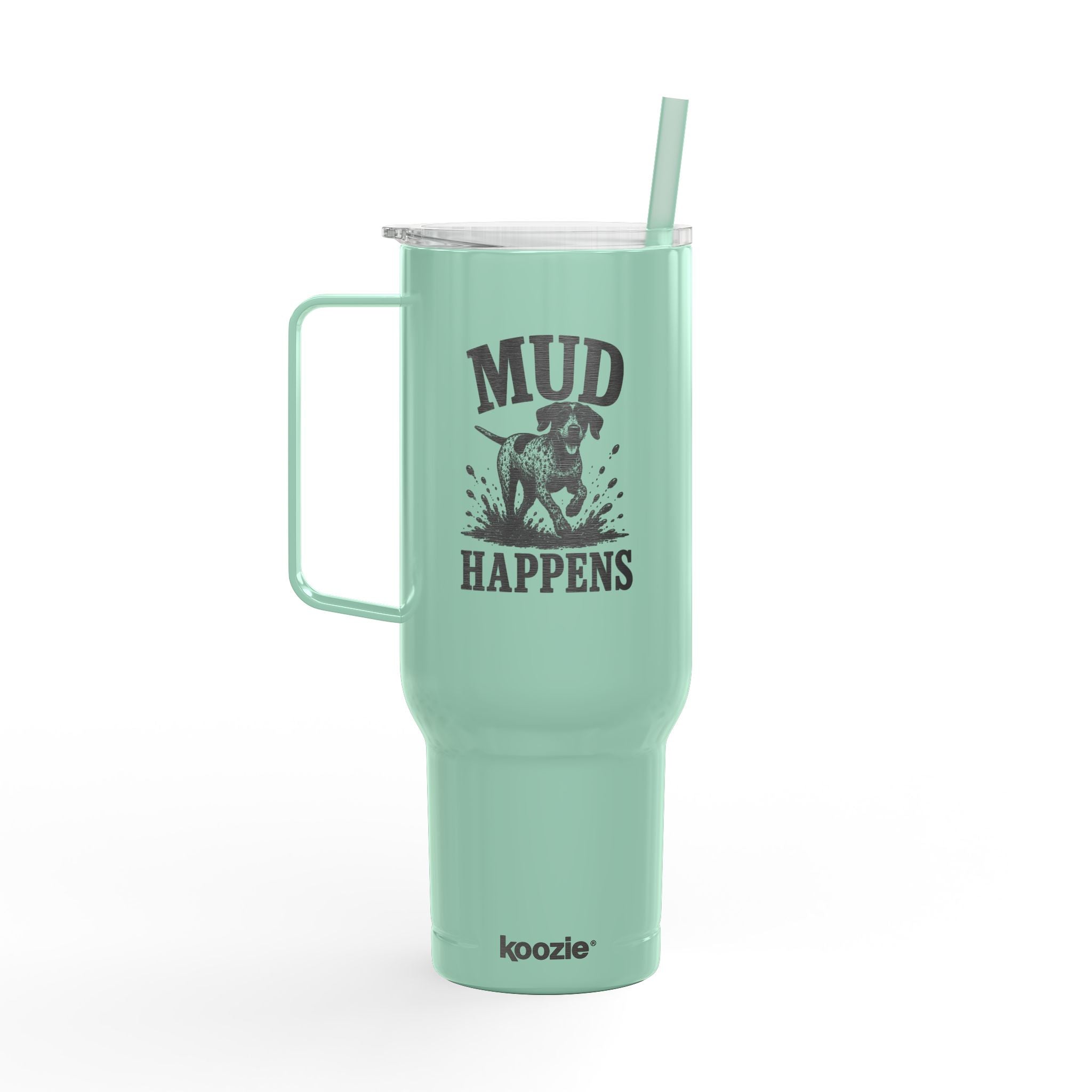 Mud Happens - Insulated Tumbler with Lid, 40oz (Engraving)